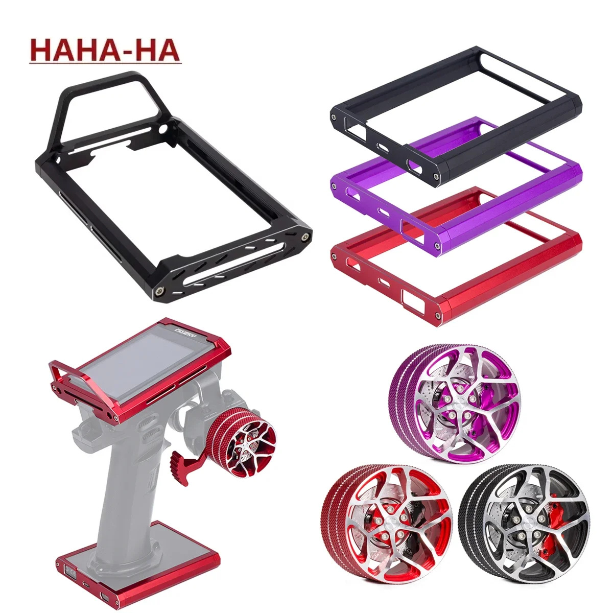 Rc Hobby Room - CNC Aluminum Transmitter Protector Frame Bracket