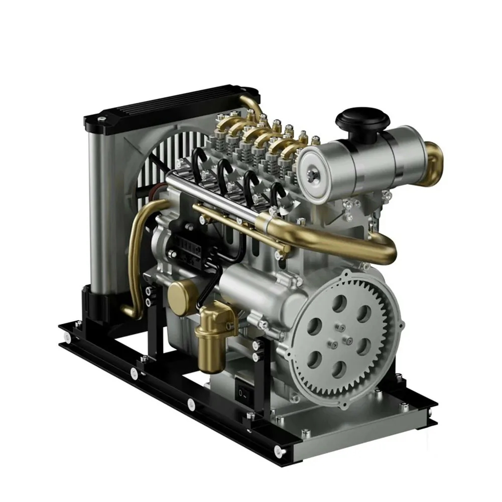 Rc Hobby Tech - TECHING DM115 Desktop Diesel Four-cylinder Mechanical