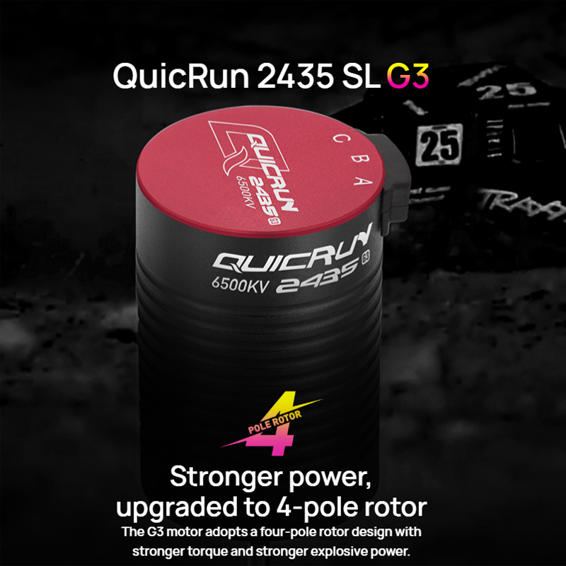 Rc Hobby Wing - HOBBYWING QuicRun 2435 G3 4500KV/6500KV brushless