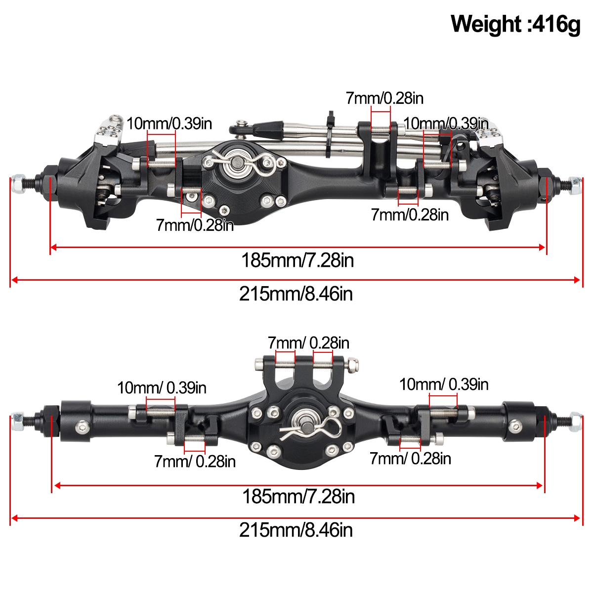CNC Aluminum Front Rear F10T S - Rc Hobby Room 评论和价格