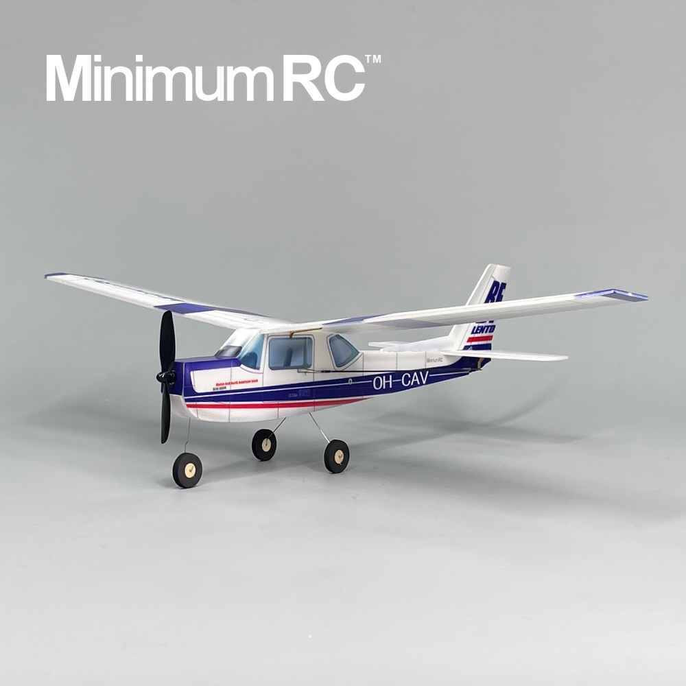 MinimumRC Plane Kit Blue Cessn - Rc Hobby Wing 评论和价格