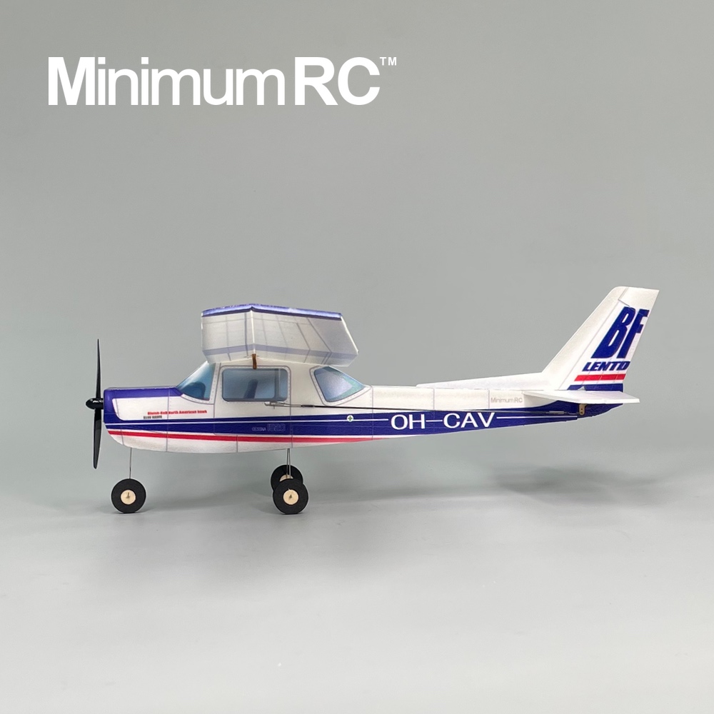 MinimumRC Plane Kit Blue Cessn - Rc Hobby Wing 评论和价格