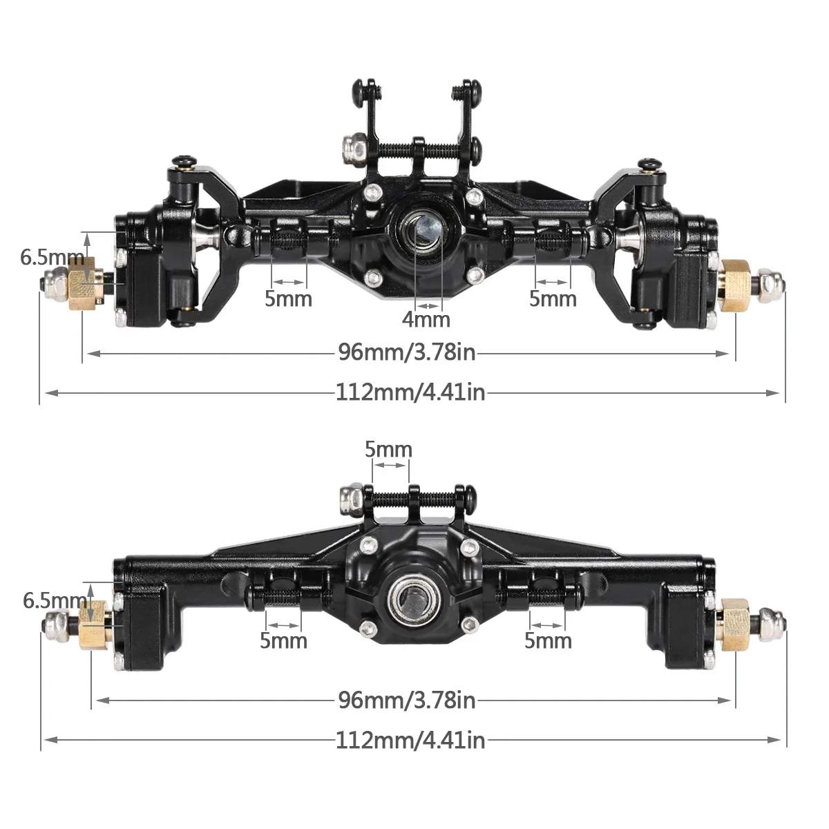 TRX4M Aluminum Front Rear Port - Rc Hobby Room 评论和价格