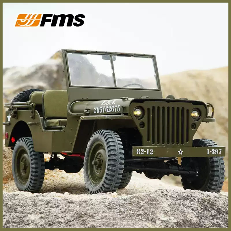 FMS 1/6 Climber 1941 Willys MB - Rc Hobby Room 评论和价格