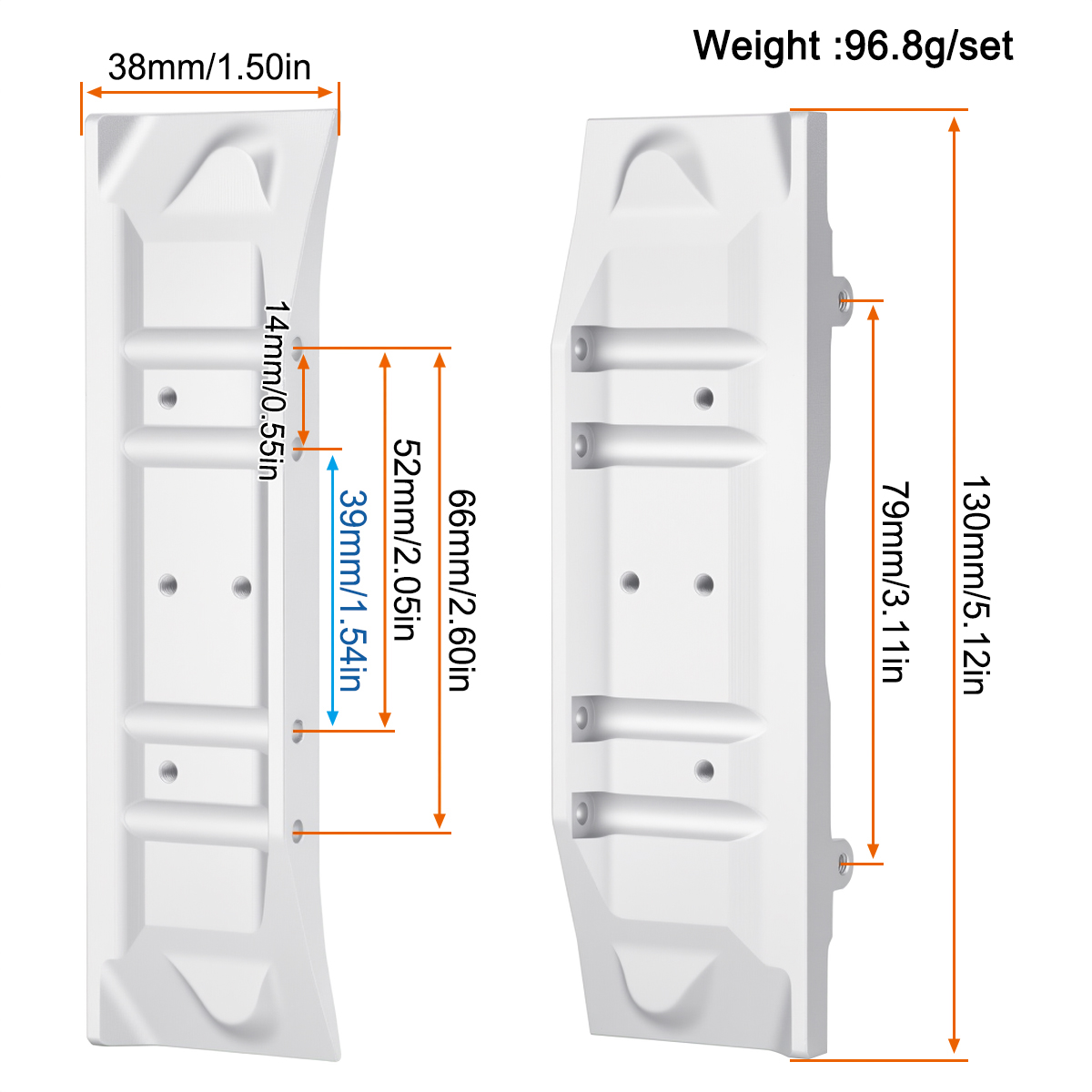Aluminum Side Pedal for Vanqui - Rc Hobby Room 评论和价格